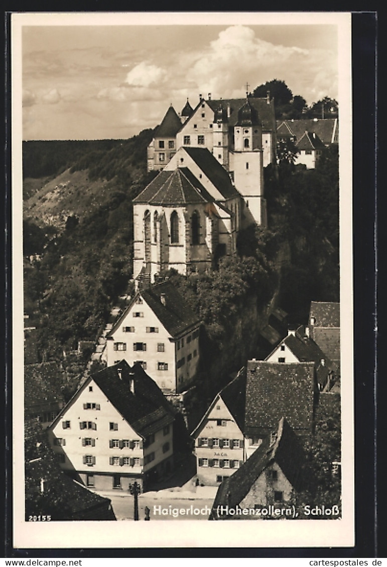 AK Haigerloch /Hohenzollern, Schloss Aus Der Vogelschau  - Haigerloch