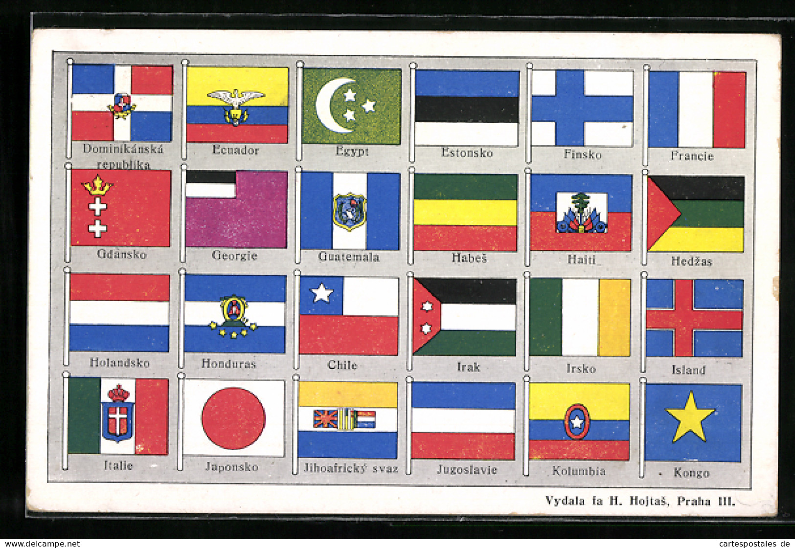 AK Landesflaggen Alphabetisch Geordnet  - Genealogy