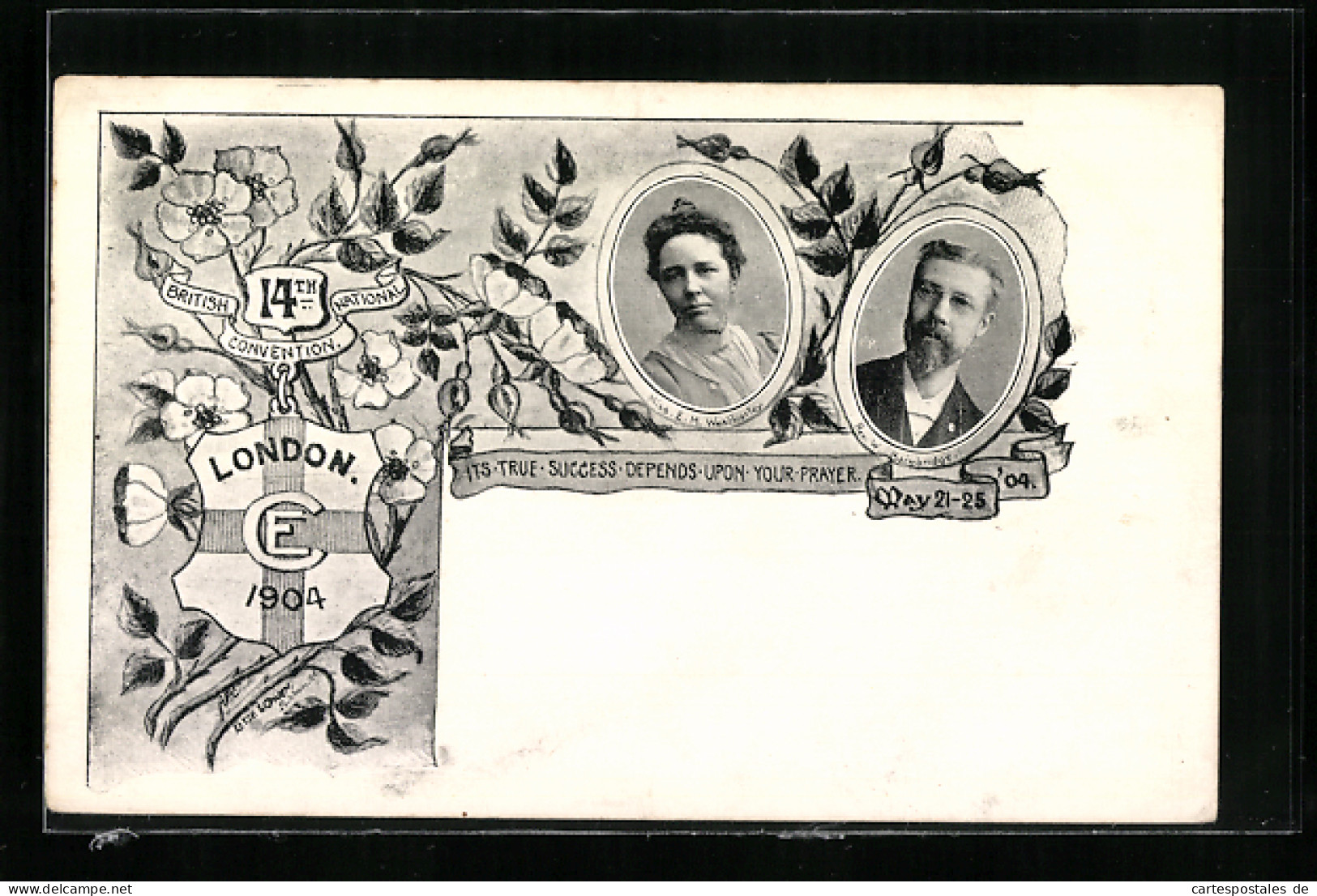 AK 14th British National Convention 1904  - Autres & Non Classés