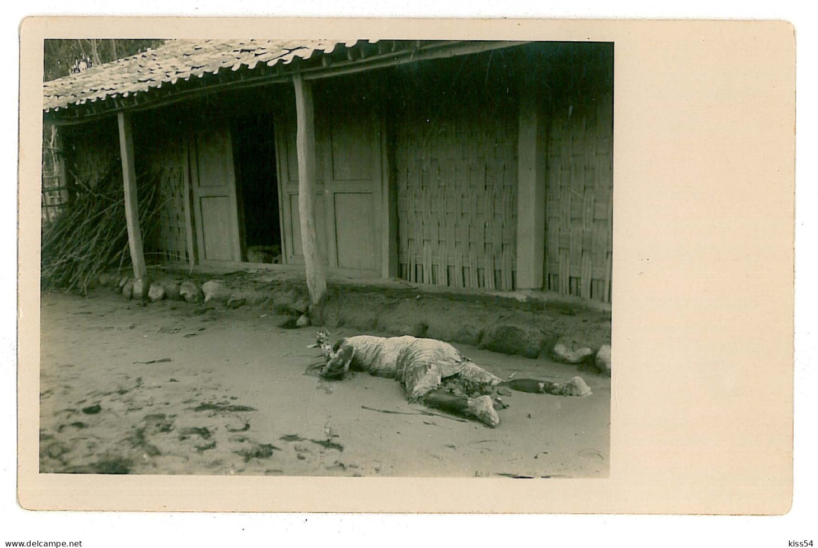 INDO 21 - 9312 JAVA, Indonesia, Disaster After Merapi Eruption December 19. 1930 - Old Postcard, Real PHOTO Unused  - Indonésie
