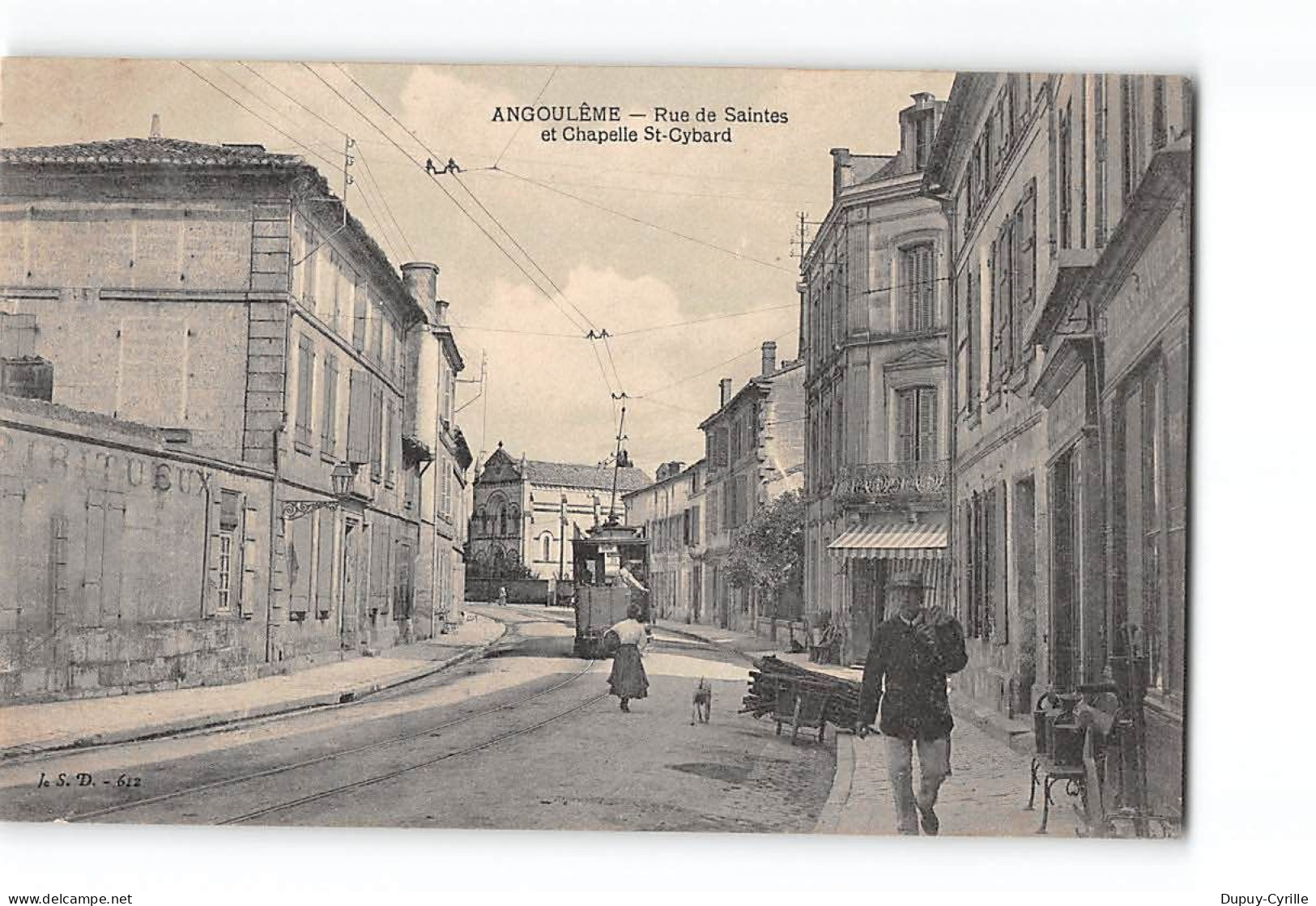 ANGOULEME - Rue De Saintes Et Chapelle Saint Cybard - Très Bon état - Andere & Zonder Classificatie
