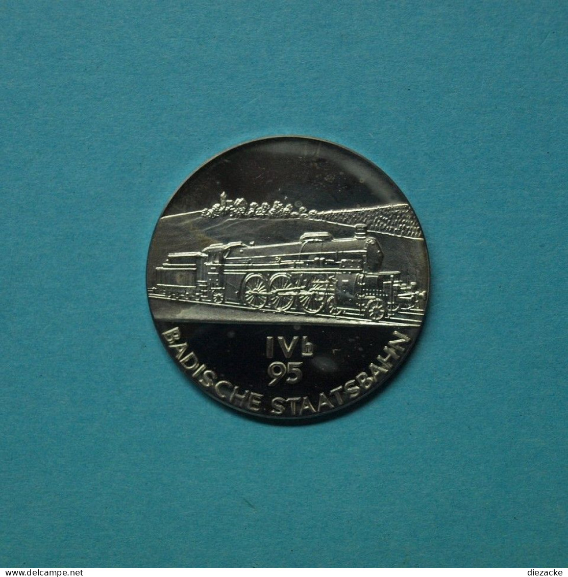 Medaille Badische Staatsbahn IVh 95 PP (M5376 - Non Classés