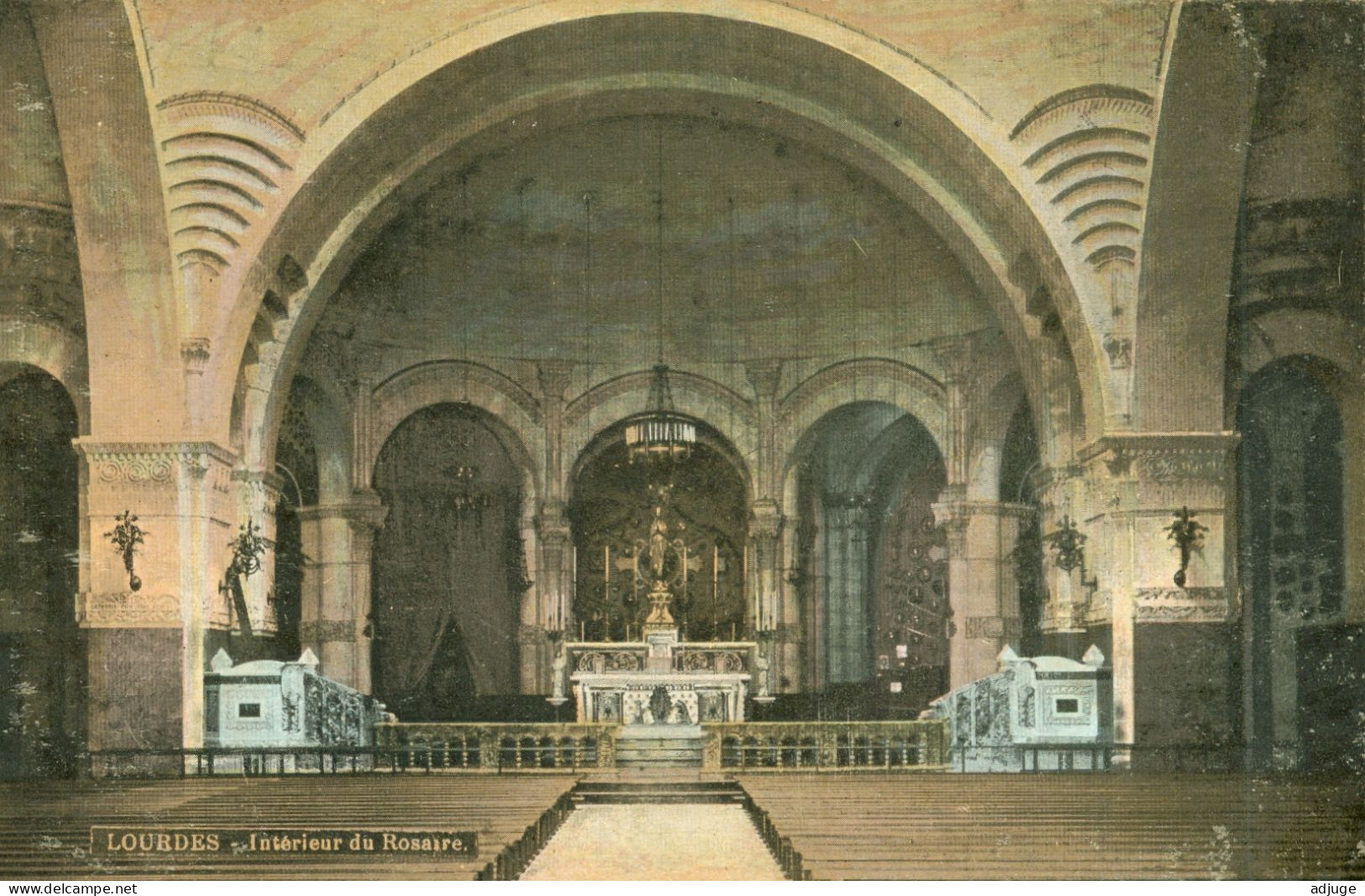 LOT De 8 Cartes - Publicité CHOCOLAT  LOUIT - Notre-Dame De Lourdes - Style Aqua-Photo - TBE** Cf. Scans** - 5 - 99 Postcards