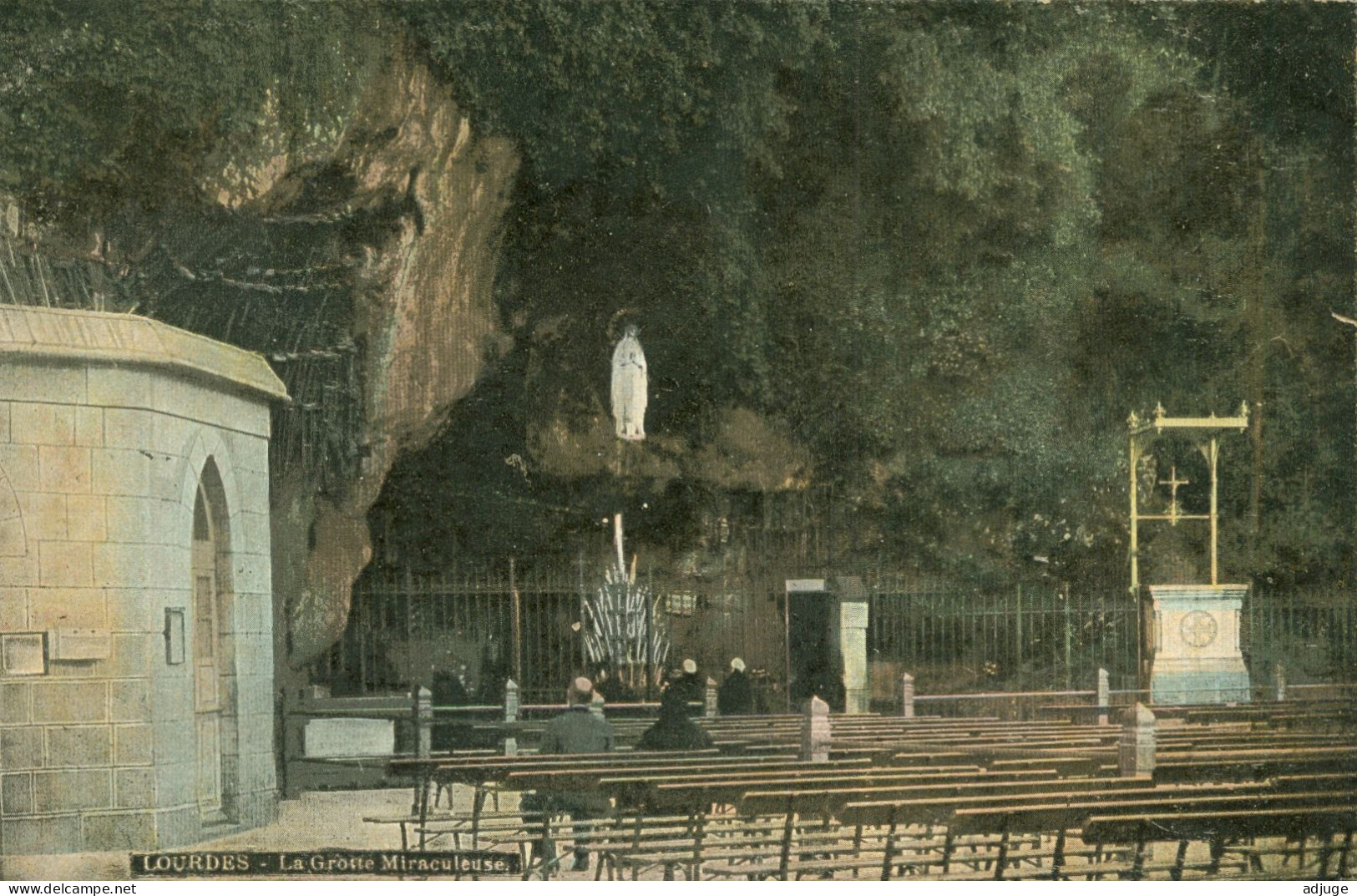 LOT de 8 Cartes - Publicité CHOCOLAT  LOUIT - Notre-Dame de Lourdes - Style Aqua-Photo - TBE** cf. Scans**