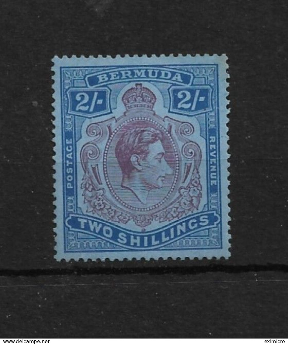 BERMUDA 1938 2s SG 116 PERF 14 UNLISTED 'NOSE DROPLET' VARIETY LIGHTLY MOUNTED MINT - Bermuda