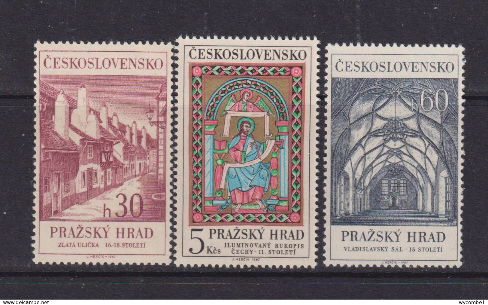 CZECHOSLOVAKIA  - 1967 Prague Castle Set Never Hinged Mint - Ongebruikt