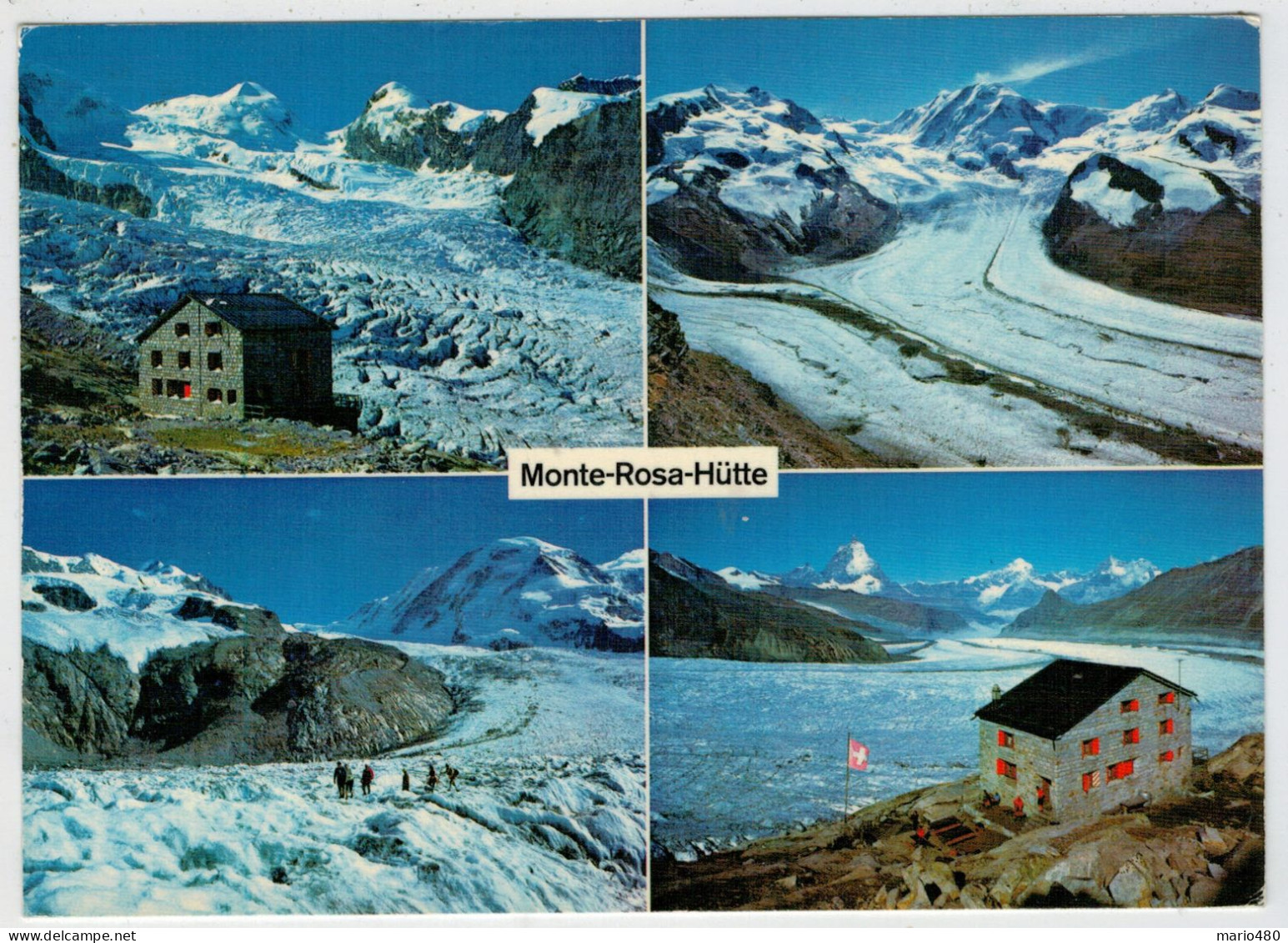 ZERMATT   MONTE  ROSA   -HUTTE        (VIAGGIATA) - Zermatt