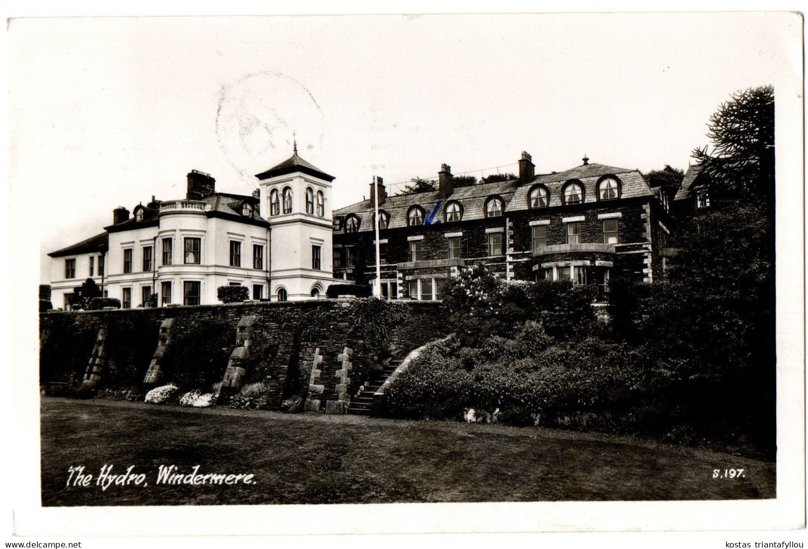 1.10.5 ENGLAND, WINDERMERE, THE HYDRO, 1952, POSTCARD - Windermere