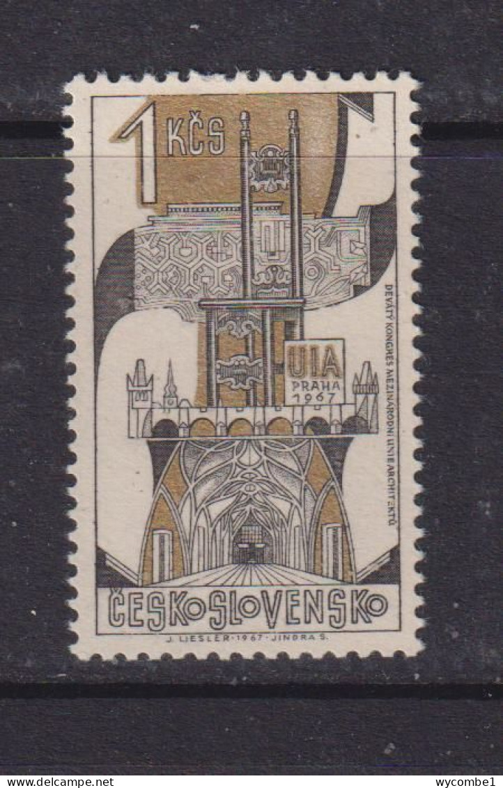 CZECHOSLOVAKIA  - 1967 Architects Congress 1k Never Hinged Mint - Unused Stamps