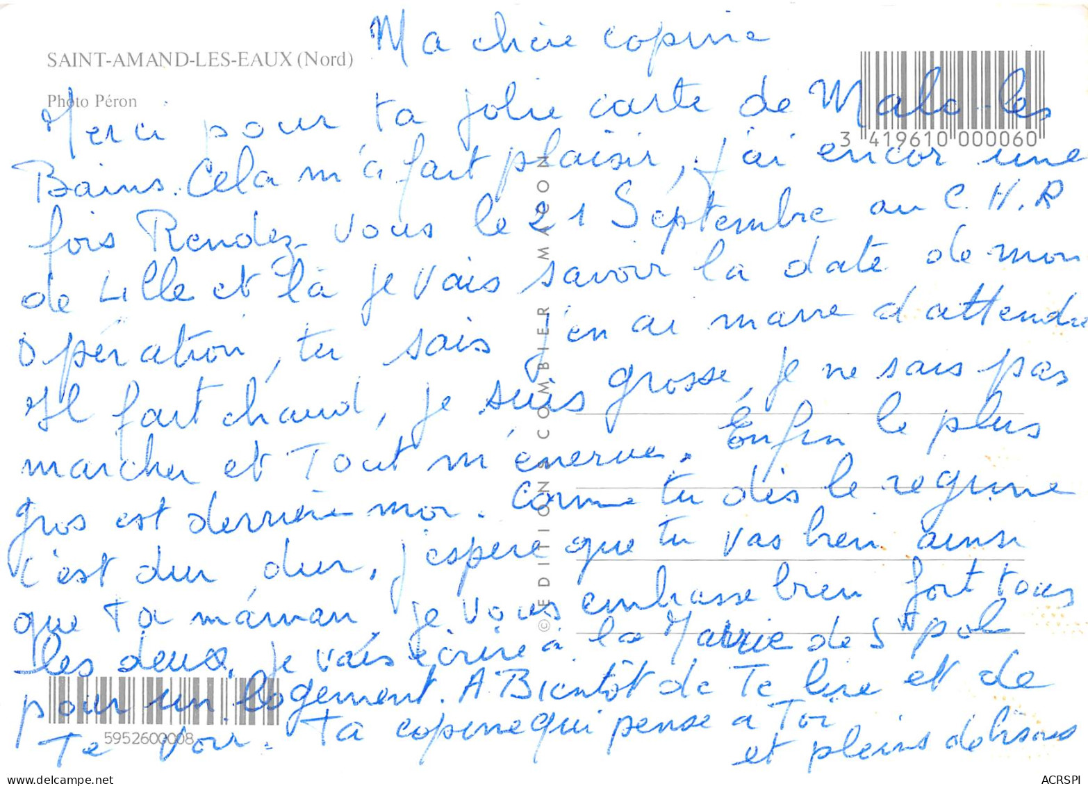 59 SAINT AMAND LES EAUX  45 (scan Recto Verso)MF2764BIS - Saint Amand Les Eaux