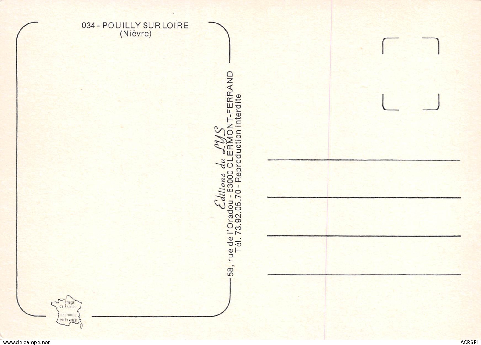 POUILLY Sur LOIRE Multivue 25 (scan Recto Verso)MF2764VIC - Pouilly Sur Loire