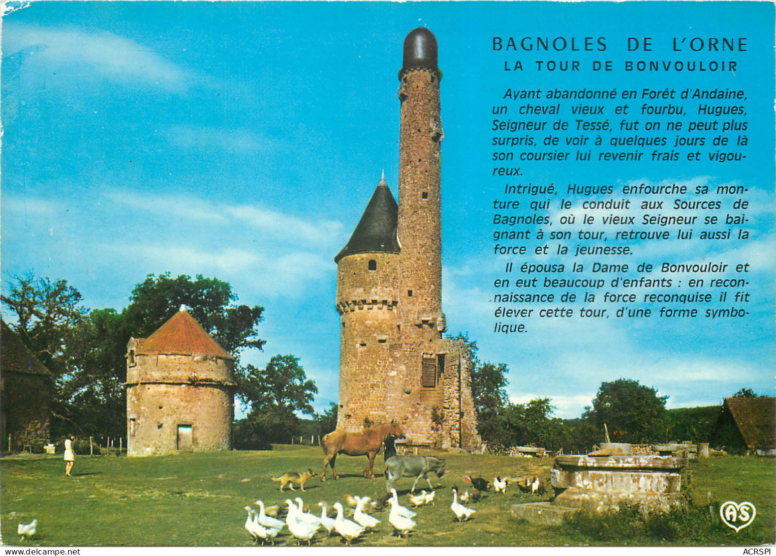 BAGNOLE DE L ORNE La Tour De Bonvouloir 16(scan Recto Verso )MF2766 - Bagnoles De L'Orne
