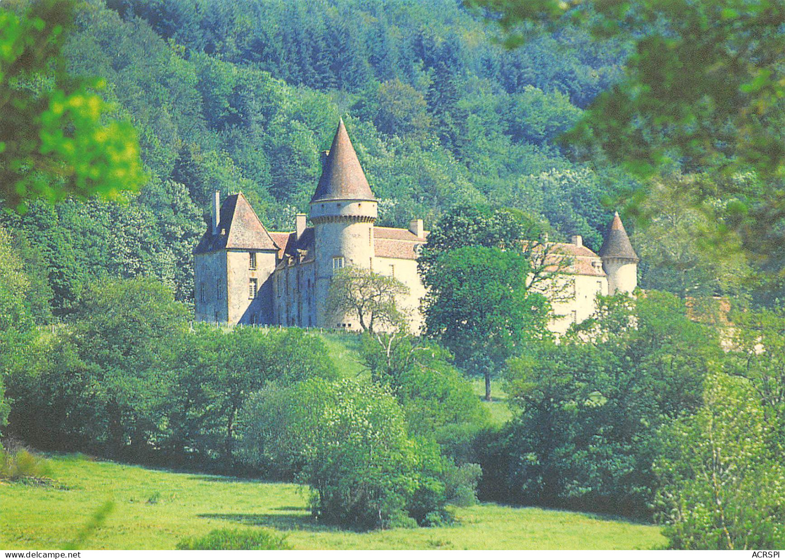 Chateau De BAZOCHES DU MORVAN  Vue Nord Ouest De La Vallée   19 (scan Recto Verso)MF2766BIS - Bazoches