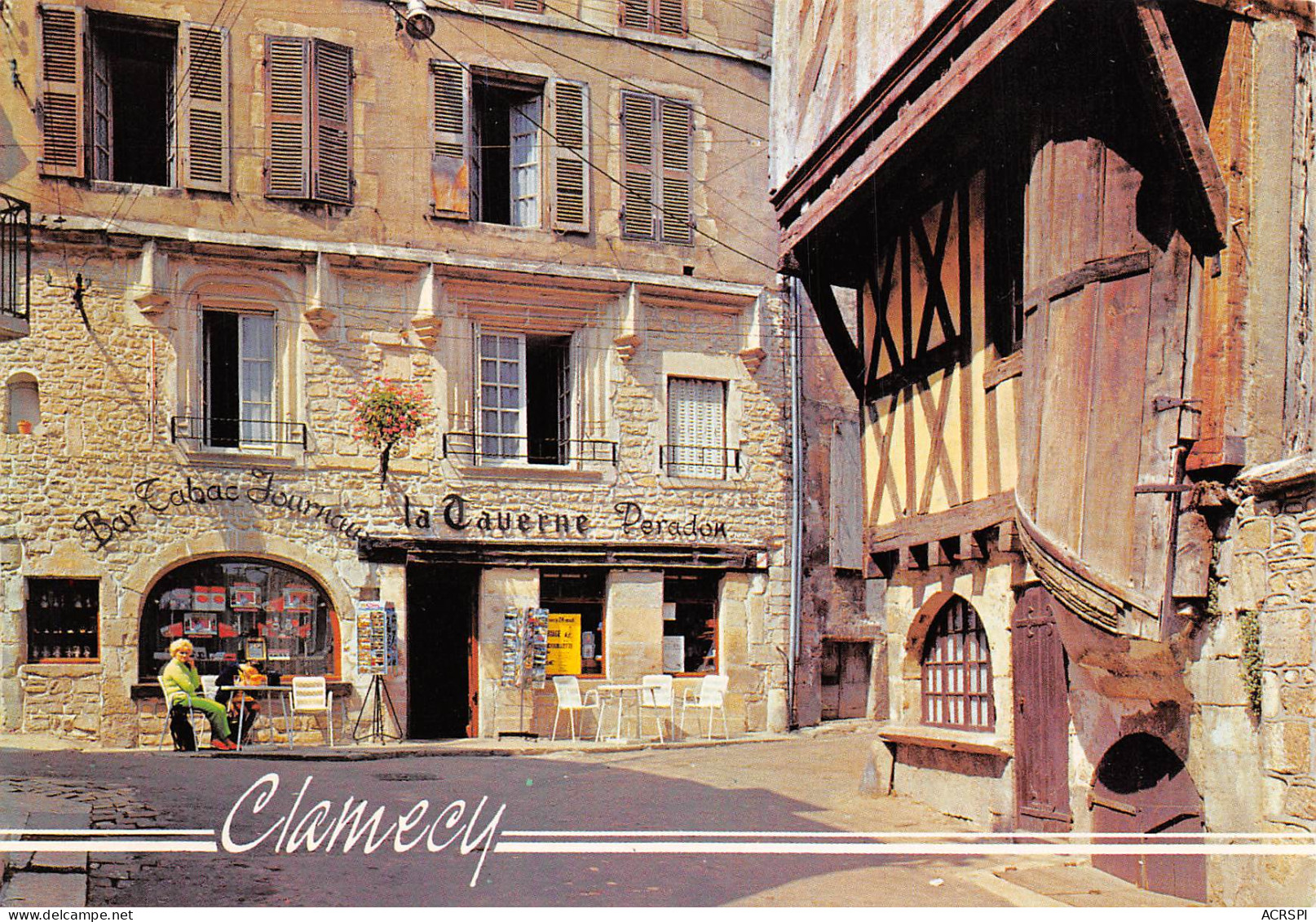 CLAMECY Bar Tabac LA TAVERNE PERADON  8 (scan Recto Verso)MF2766TER - Clamecy