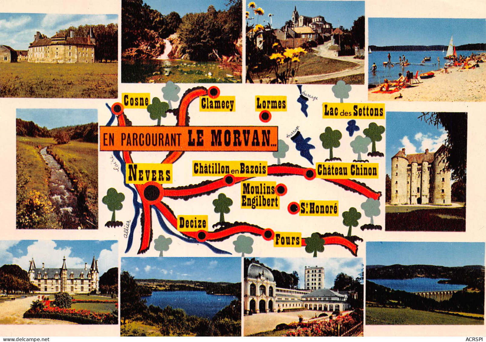 58 En Parcourant Le Morvan  29 (scan Recto Verso)MF2766TER - Chateau Chinon