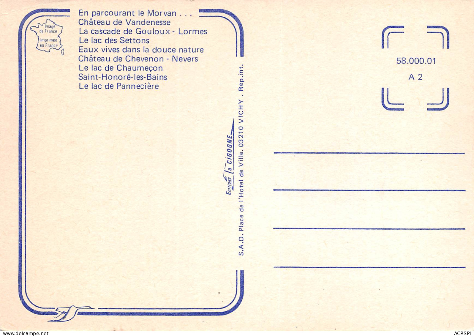 58 En Parcourant Le Morvan  29 (scan Recto Verso)MF2766TER - Chateau Chinon