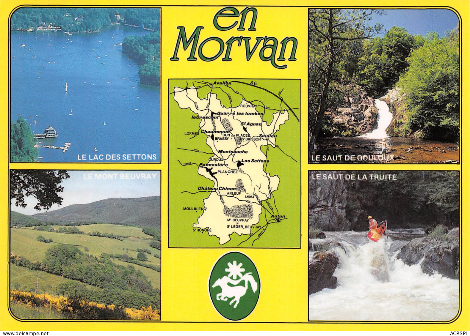 58 En Parcourant Le Morvan Touristique 30 (scan Recto Verso)MF2766TER - Chateau Chinon