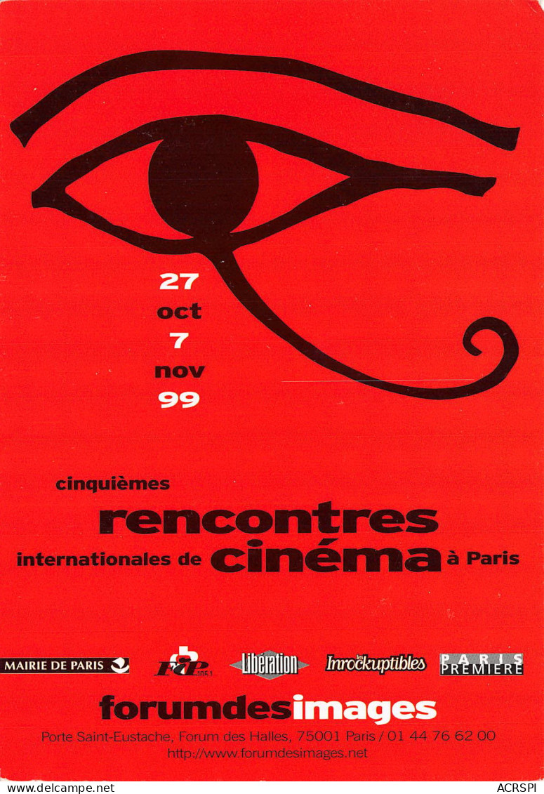 PARIS 01 Forum Des Images Porte St Eustache CINEMA  39 (scan Recto Verso)MF2766TER - Arrondissement: 01