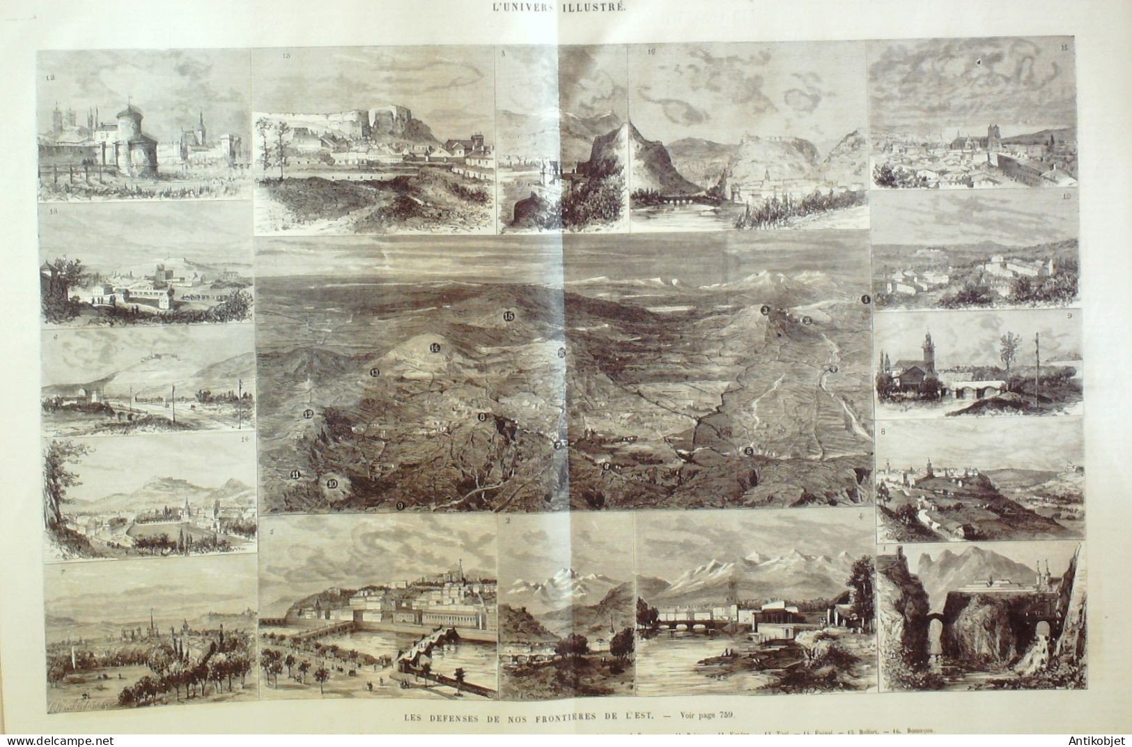 L'Univers Illustré 1874 N°1027 Espagne Irun Carlistes Saint-Denis (93) Explosion - 1850 - 1899