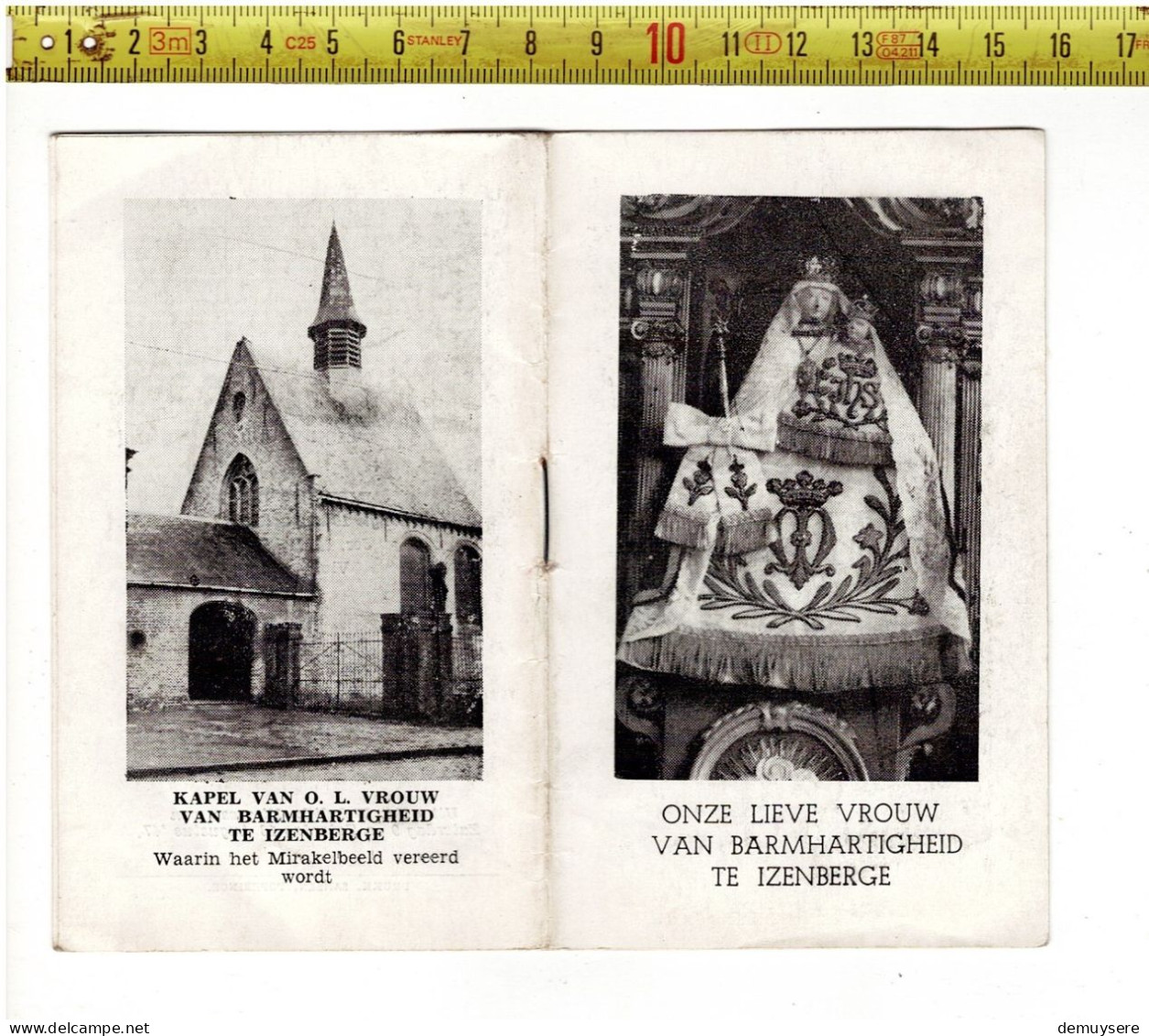 KL 5310 - BOEKJE - ONZE LIEVE VROUW VAN BARMHARTIGHEID TE IZENBERGE - 1947 - 14 BLZ - Devotion Images