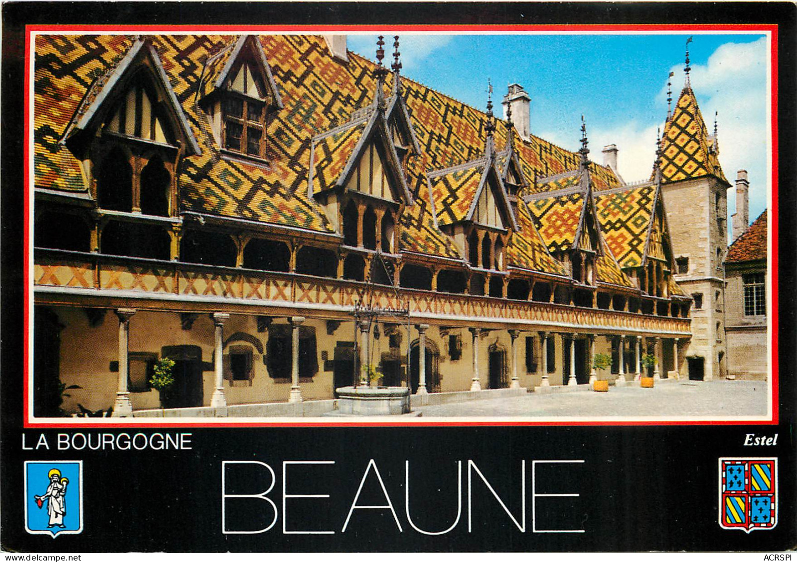 BEAUNE La Cour D Honneur De L Hotel Dieu 3(scan Recto Verso)MF2769 - Beaune