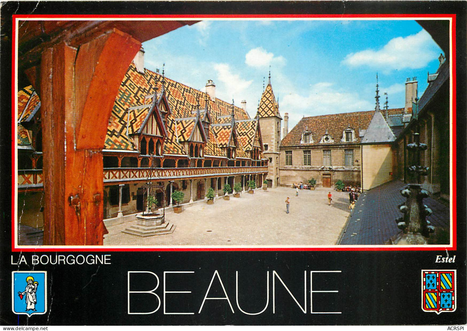 BEAUNE La Cour D Honneur De L Hotel Dieu 28(scan Recto Verso)MF2769 - Beaune