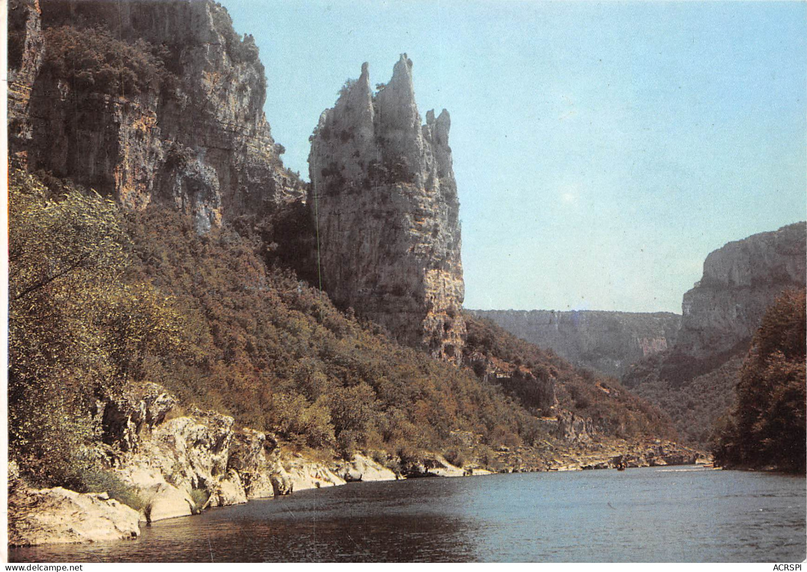 07 Les Gorges De L' Ardèche Le Rocher De La Cathédrale   1 (scan Recto Verso)MF2769BIS - Ruoms