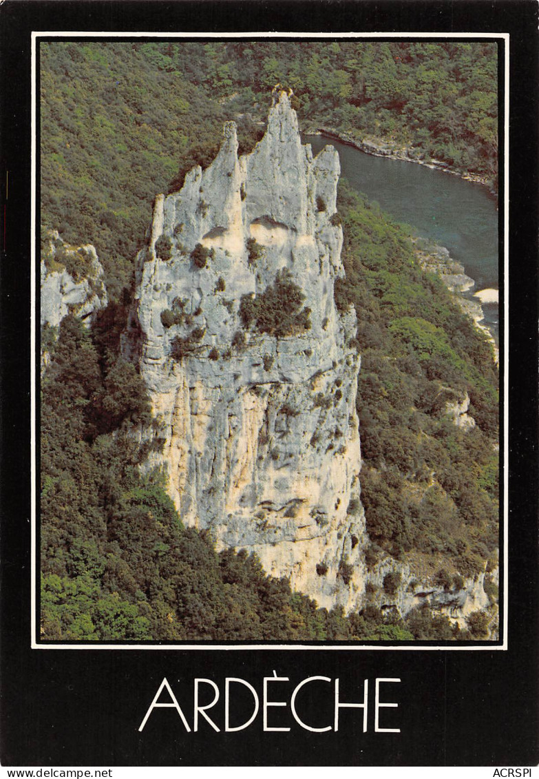 07  Les Gorges De L' Ardèche  Le Rocher De La  Cathédrale 36 (scan Recto Verso)MF2769BIS - Ruoms