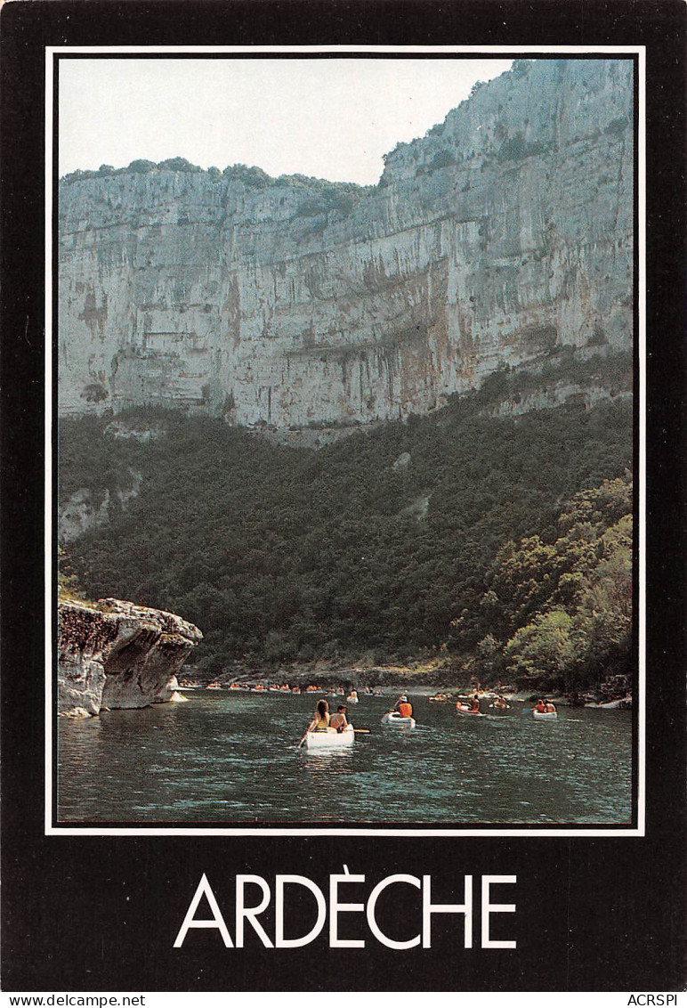 07  Les Gorges De L' Ardèche  Descente De L'ardeche En Canoe Kayak  38 (scan Recto Verso)MF2769BIS - Ruoms