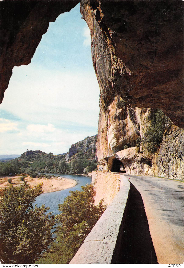 07  Les Gorges De L' Ardèche  Le Tunnel Sur La Route 39 (scan Recto Verso)MF2769BIS - Ruoms