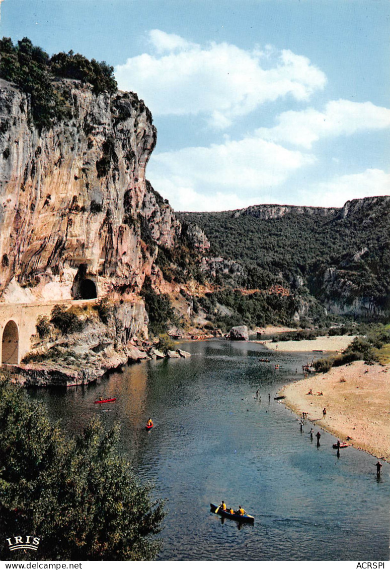 07  Les Gorges De L' Ardèche  Tunnel Et Gorges Route De VALLON PONT D'ARC  43 (scan Recto Verso)MF2769BIS - Ruoms