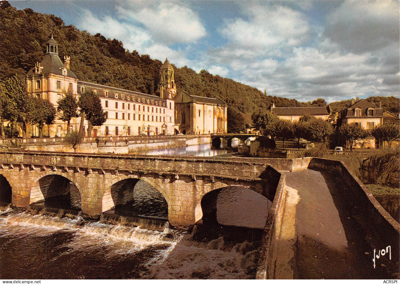 24 BRANTOME L'abbaye Et Le Pont COUDE  6  (scan Recto Verso)MF2769TER - Brantome