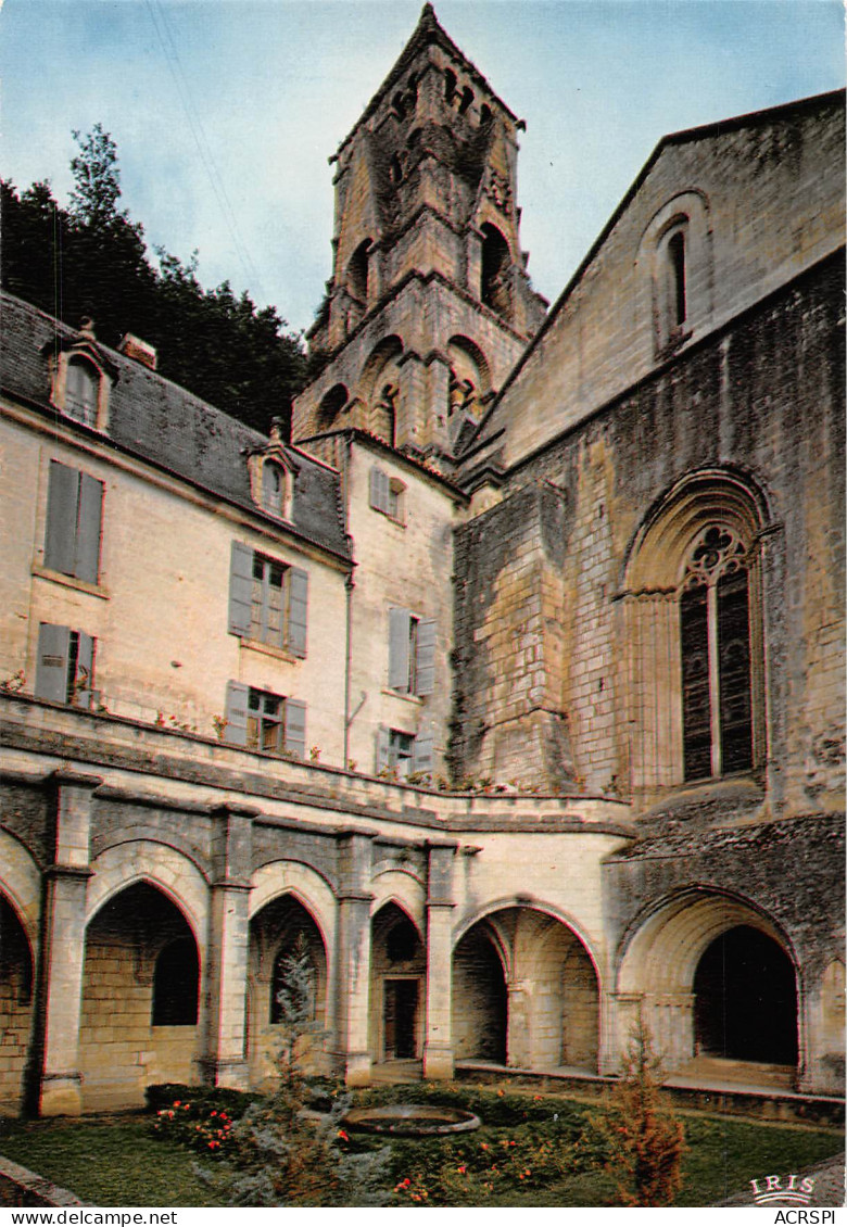24 BRANTOME  Abbaye Cloitre Et  Clocher Roman à Gables  23  (scan Recto Verso)MF2769TER - Brantome