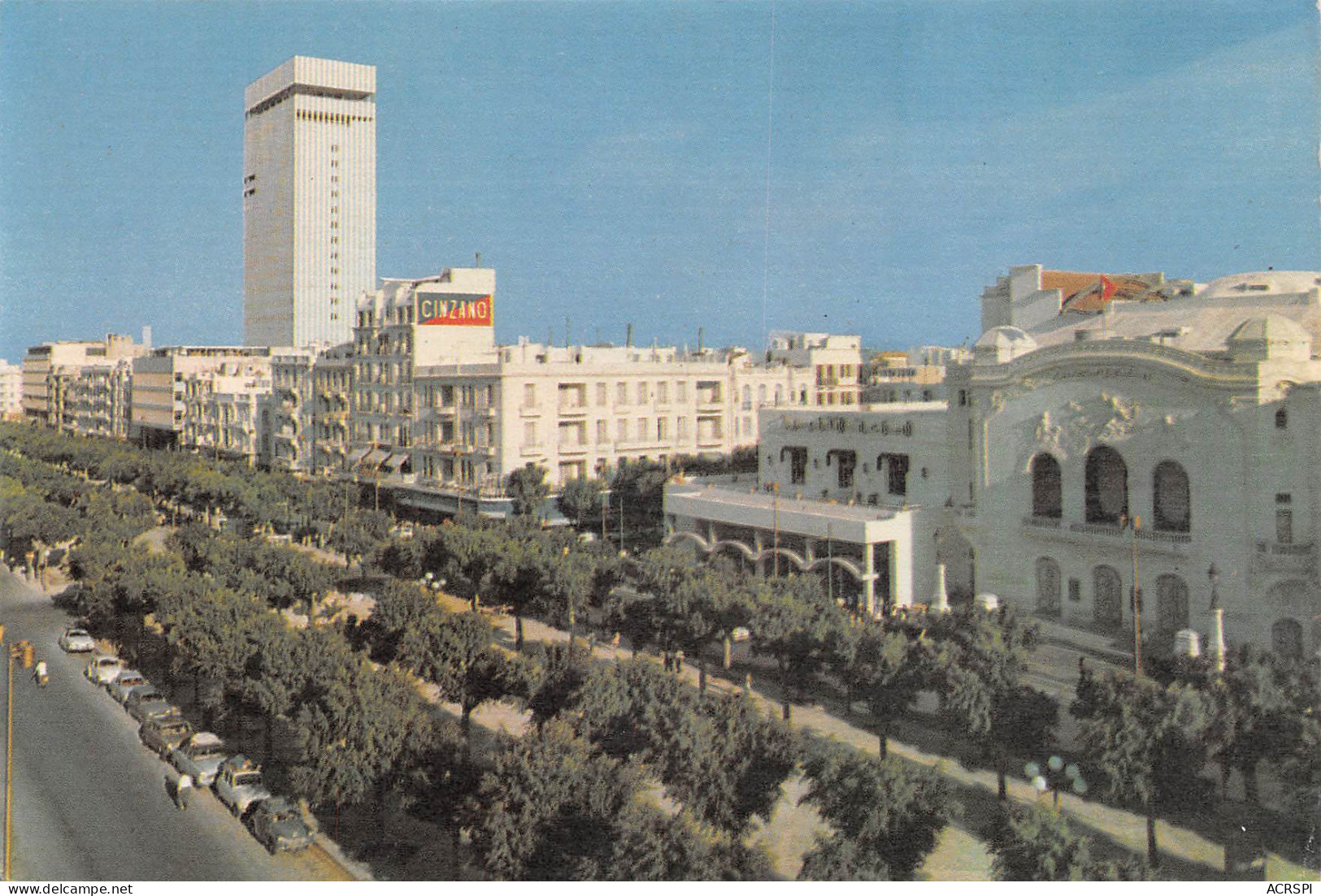 TUNISIE  TUNIS  Avenue Bourguiba 8 (scan Recto Verso)MF2769VIC - Tunesien