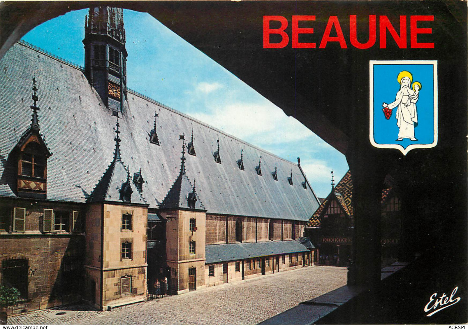 BEAUNE La Cour D Honneur De L Hotel Dieu 21(scan Recto Verso)MF2770 - Beaune