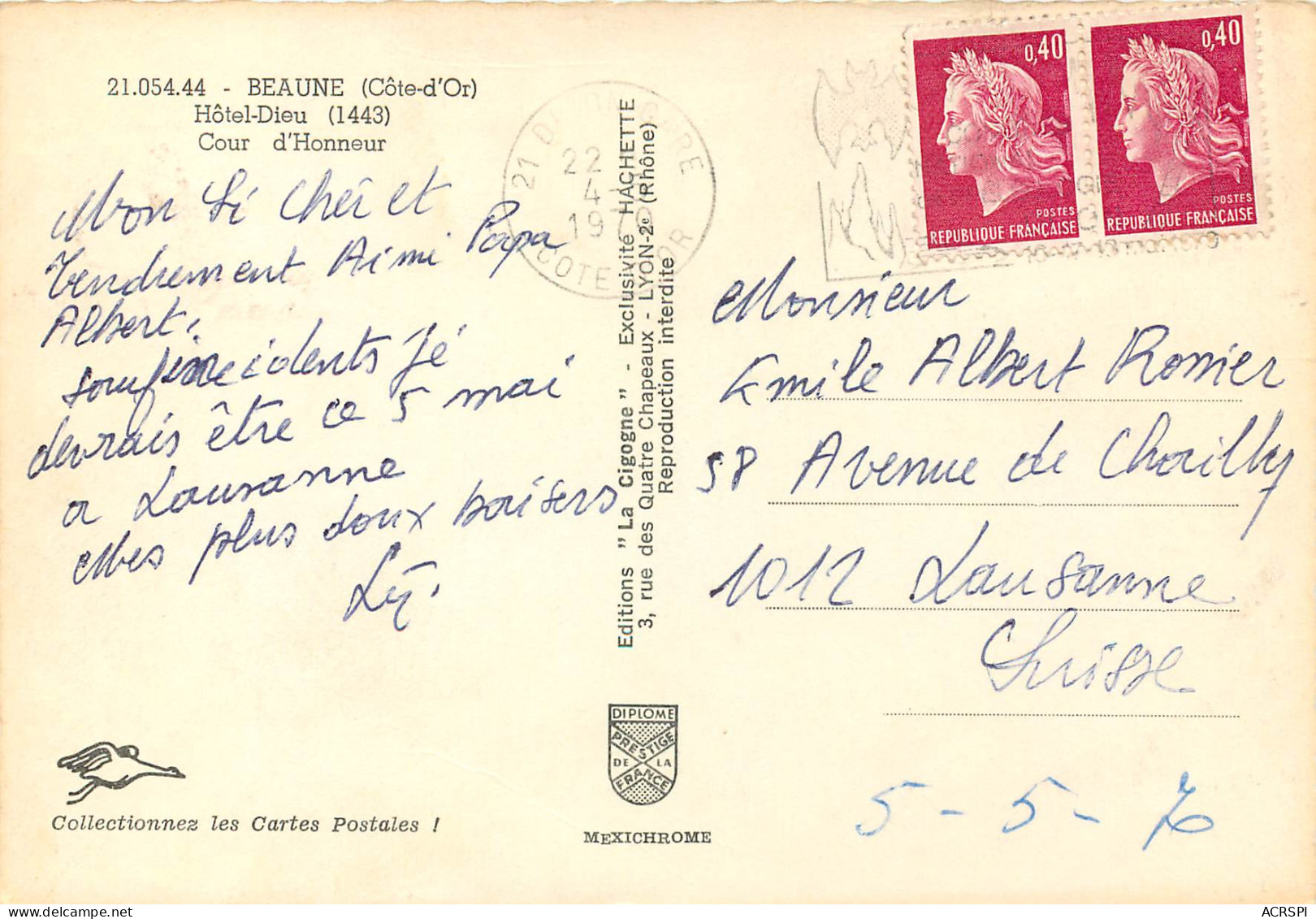 BEAUNE Hotel Dieu Cour D Honneur 22(scan Recto Verso)MF2770 - Beaune