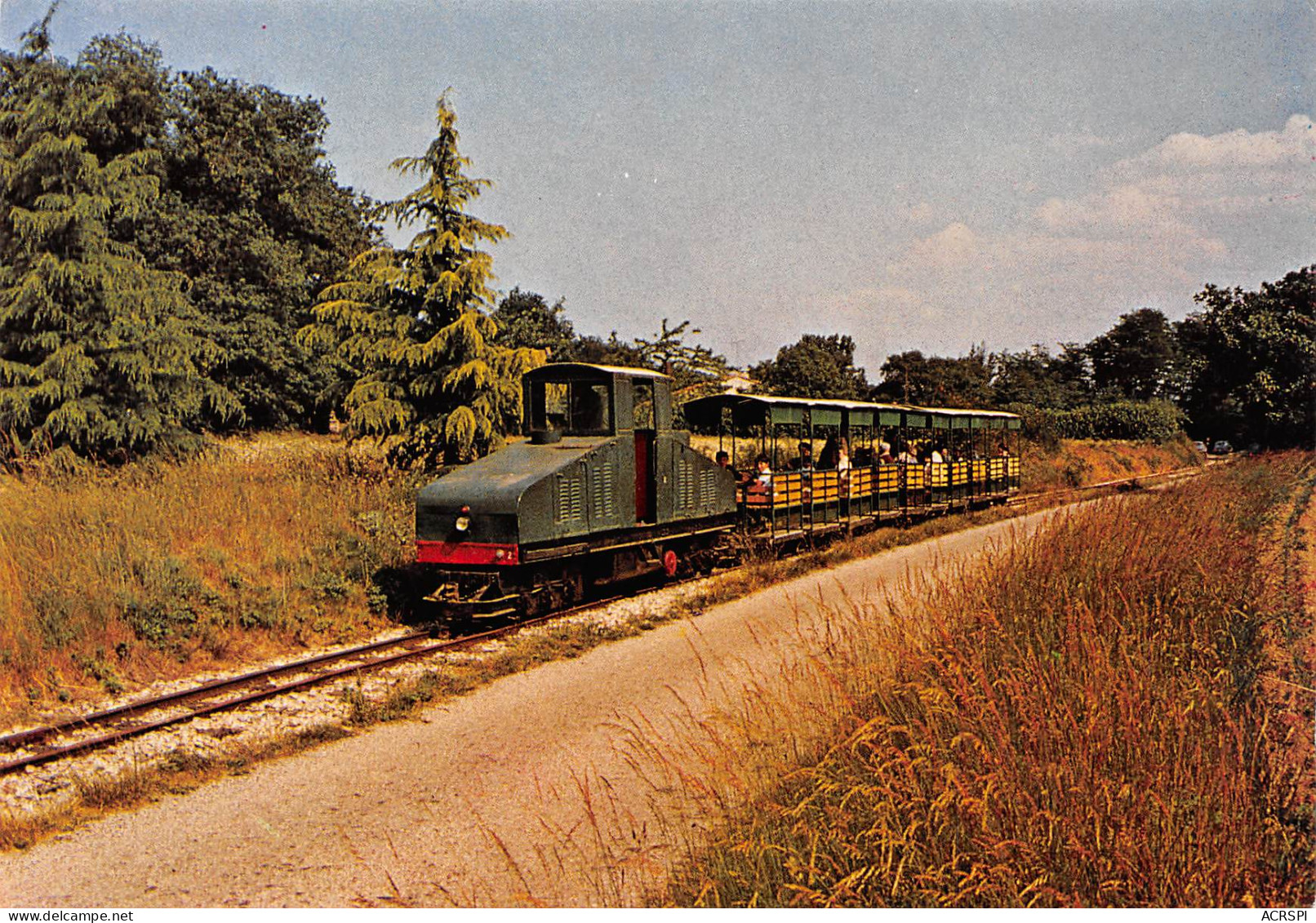 SAINT LIEUX LES LAVAUR  TRAIN Chemin De Fer Locomotive Locotrateur Crochat N°2 38 (scan Recto Verso)MF2770BIS - Eisenbahnen