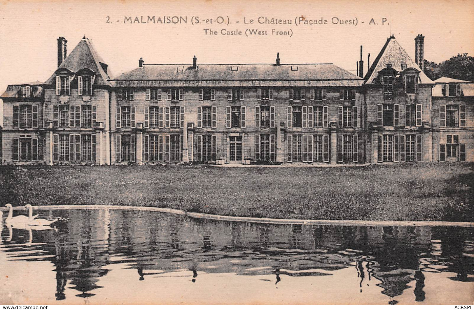 RUEIL MALMAISON Le Chateau Facade Ouest   42(scan Recto Verso)MF2770TER - Rueil Malmaison