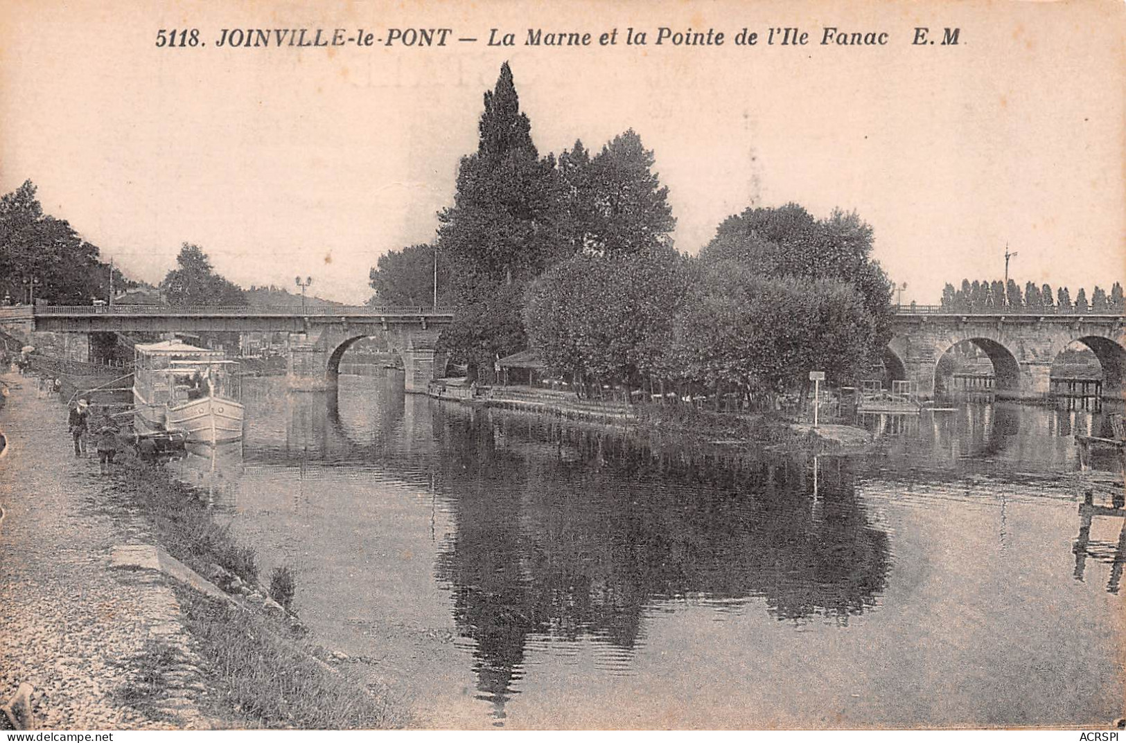 JOINVILLE LE PONT La Marne Et La Pointe De L'île FANAC  69 (scan Recto Verso)MF2770TER - Joinville Le Pont