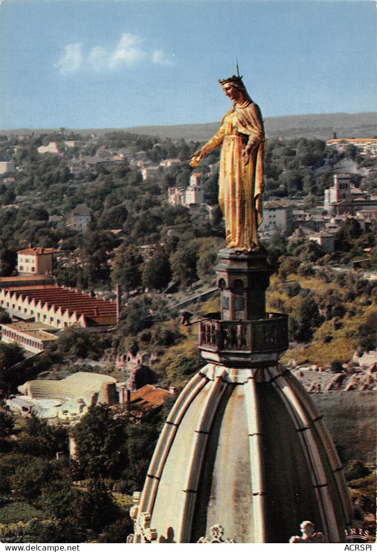 LYON 5e Vierge Du Clocher De Notre Dame De FOURVIERE   20 (scan Recto Verso)MF2770UND - Lyon 5
