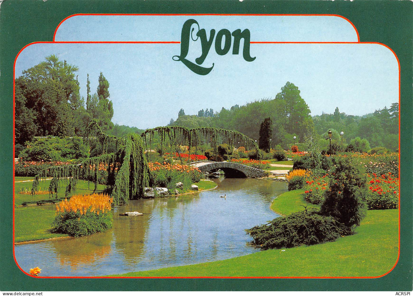 LYON 6e Parc De La Tête D'Or La Roseraie   21 (scan Recto Verso)MF2770UND - Lyon 6