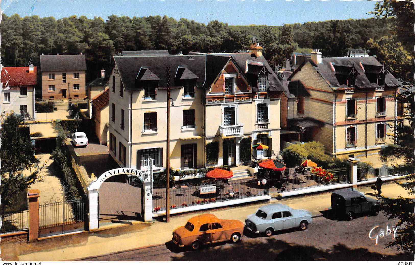 61 BAGNOLES DE L' ORNE  Hotel LES CYCLAMENS  Restaurant  56 (scan Recto Verso)MF2770VIC - Bagnoles De L'Orne