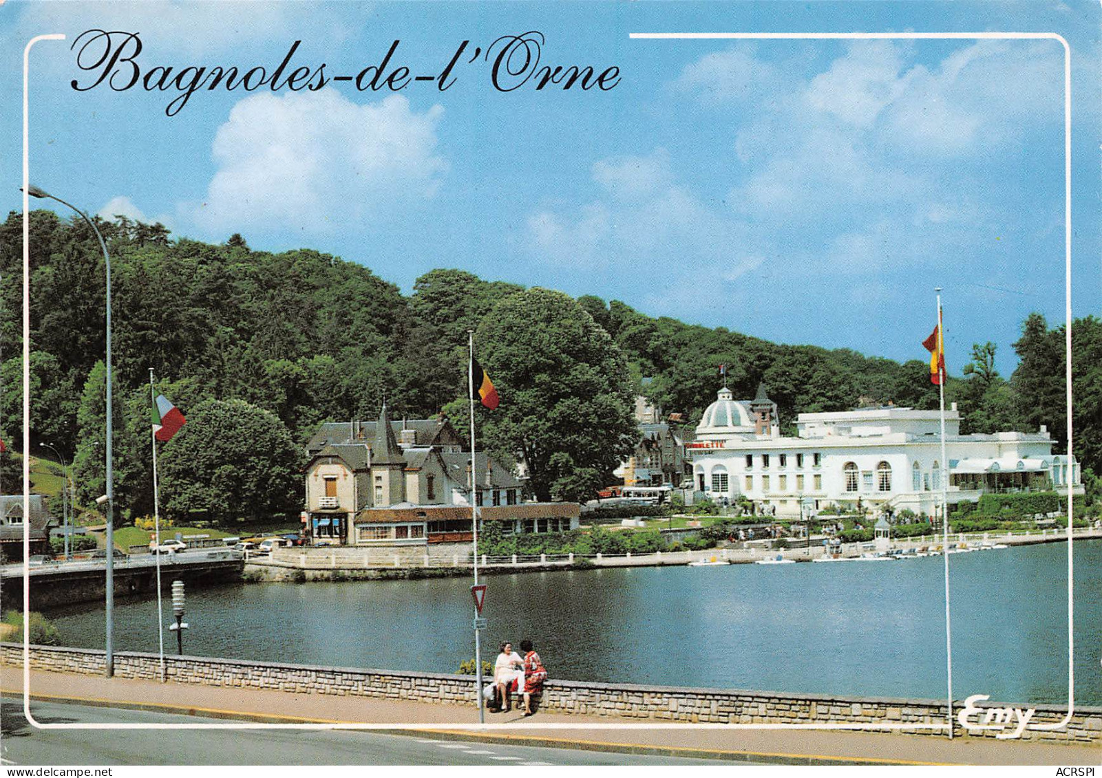 61 BAGNOLES DE L' ORNE Le Lac Et Le Casino  58 (scan Recto Verso)MF2770VIC - Bagnoles De L'Orne