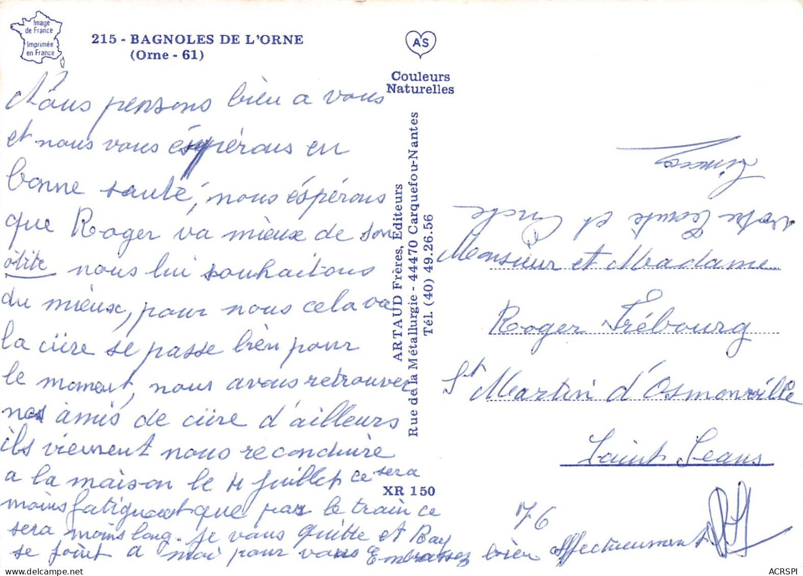 61 BAGNOLES DE L' ORNE Les Commandements Du Curiste  60 (scan Recto Verso)MF2770VIC - Bagnoles De L'Orne