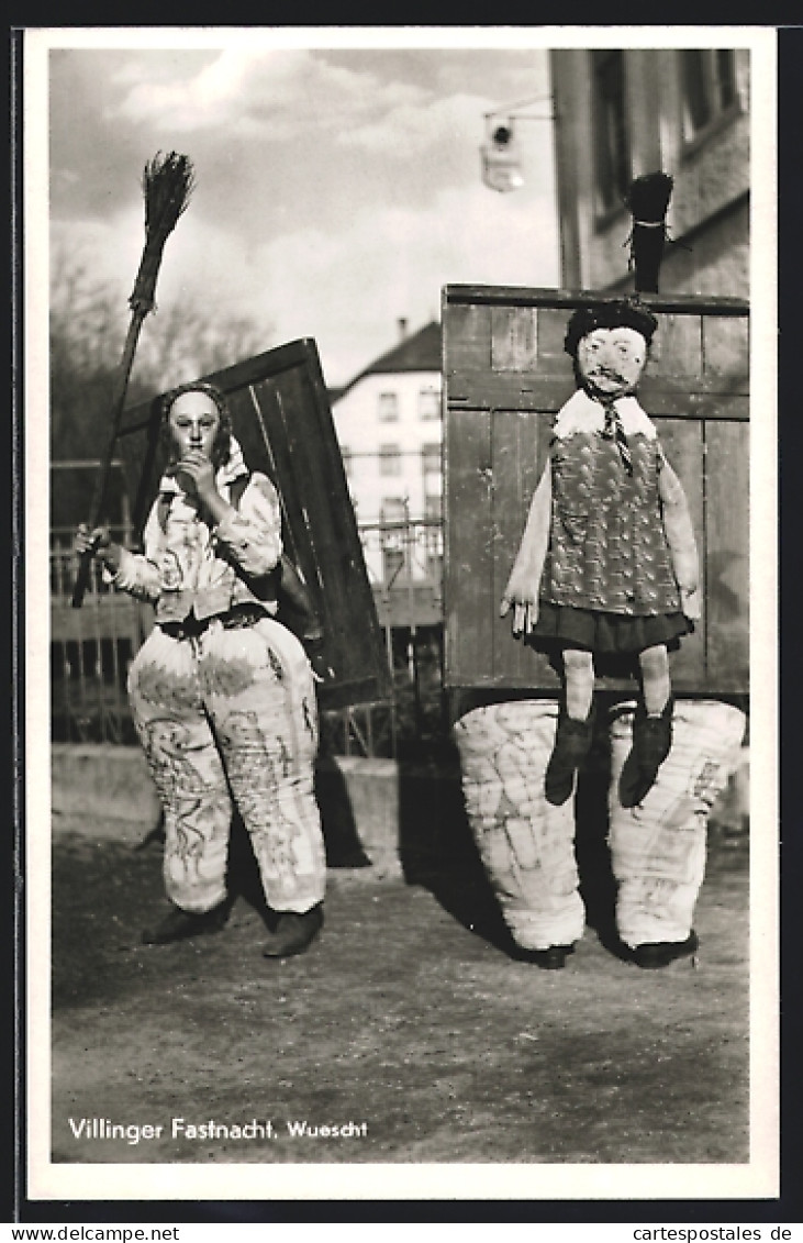 AK Villingen / Baden, Wuescht Bei Der Fastnacht, Puppe  - Carnaval