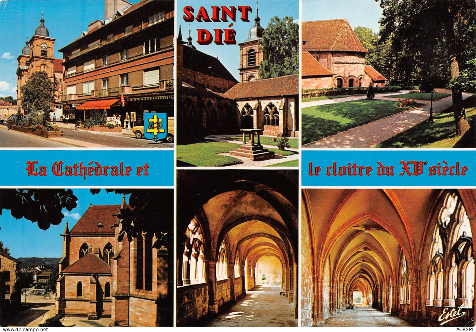 88  SAINT DIE La Cathédrale Et Le Cloitre   47 (scan Recto Verso)MF2771BIS - Saint Die