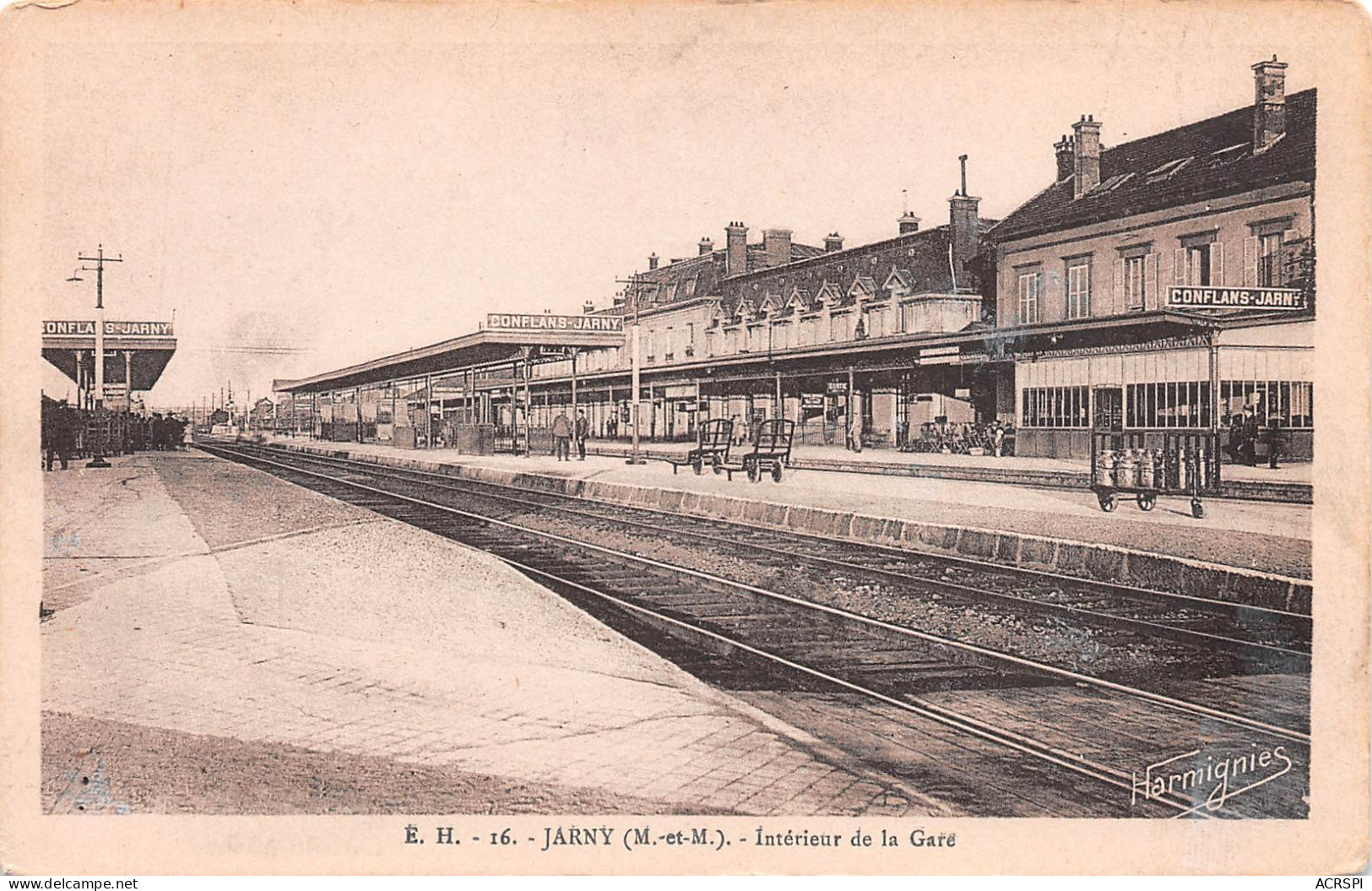 54 JARNY Intérieur De La Gare  53 (scan Recto Verso)MF2771BIS - Jarny