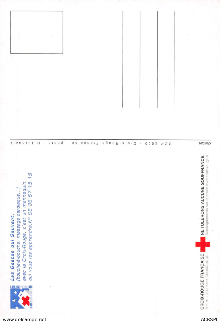 LA CROIX ROUGE Les Gestes Qui Sauvent  Pub Publicite  59 (scan Recto Verso)MF2771BIS - Croix-Rouge