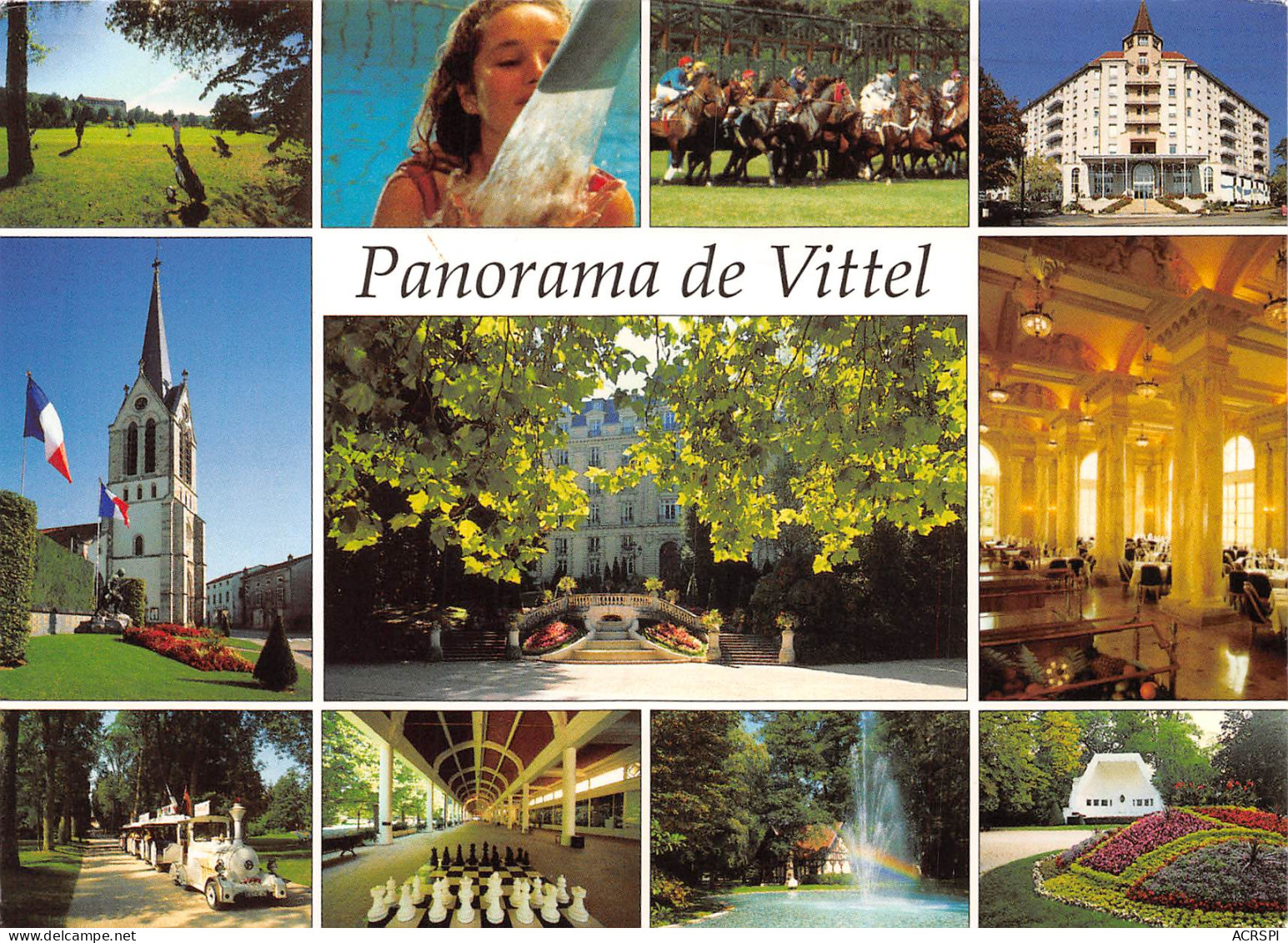 88 VITTEL  Panorama  8 (scan Recto Verso)MF2771TER - Contrexeville