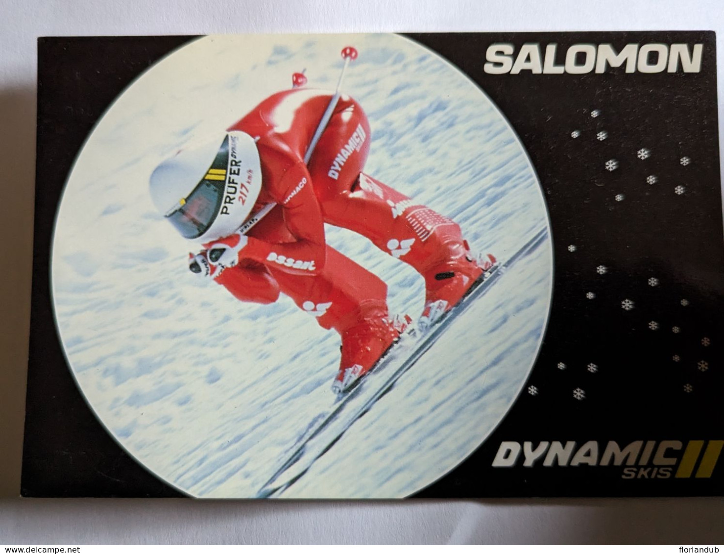 CP - Ski De Vitesse Michaël Prüfer Recordman Du Monde Salomon - Winter Sports